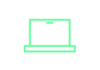 Computer ikon i grøn